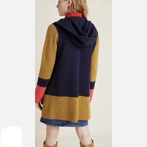Anthropologie wool jacket colour blocked like new